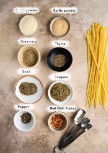 what spices to use in spaghetti for meat