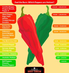 how hot is the ghost chili