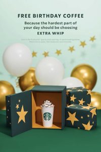 how to get starbucks birthday drink