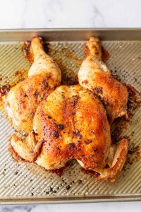 how long to cook spatchcock chicken