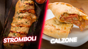 what’s the difference between a calzone and a stromboli