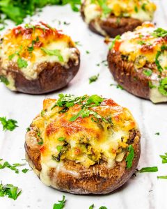 how to cook stuffed mushrooms