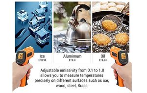 how to use a laser food thermometer