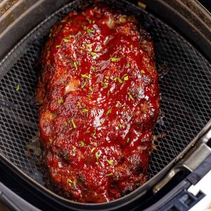 how long to cook 1lb meatloaf in air fryer