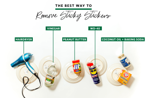 how to remove stickers