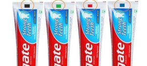 what symbol on the back of toothpaste mean