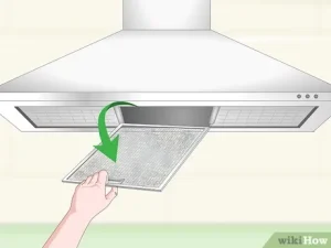 how to clean hood fan filters