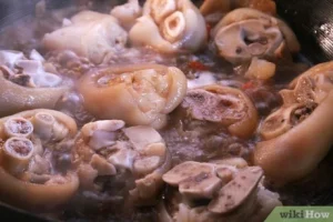 how to cook pig feet