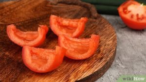 how to core a tomato