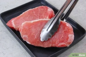 how to defrost pork chops