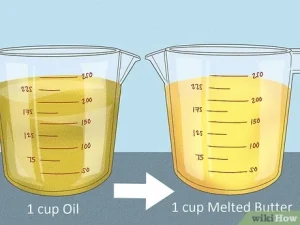 how to substitute butter for oil