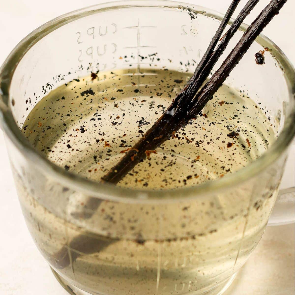 how to make vanilla bean syrup