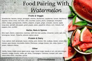 what should i eat with watermelon