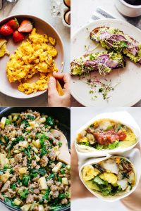 what to eat with eggs