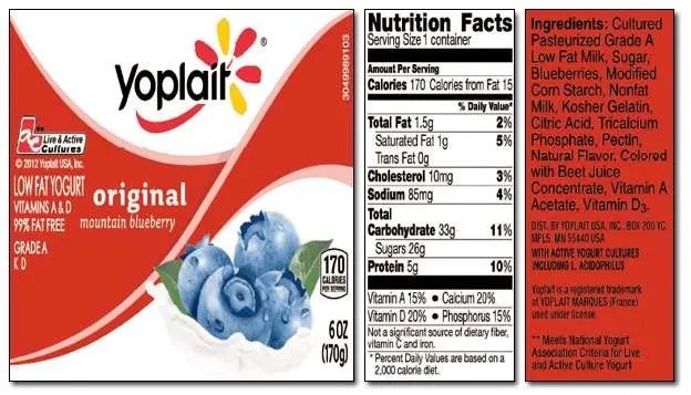 is yoplait yogurt healthy