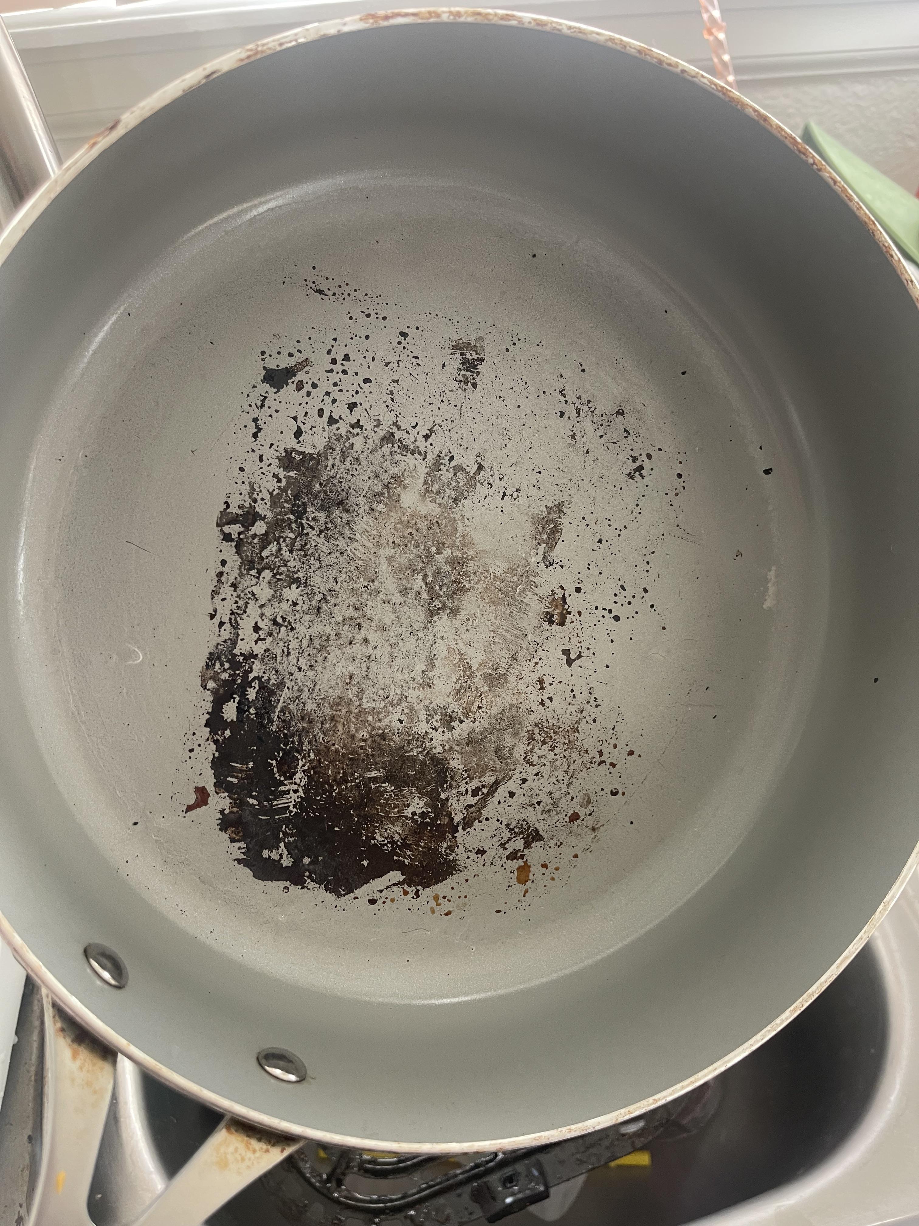 does butter or margined butter damage non-stick pans