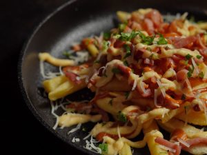 How to Make Crispy Smash Fries with Loaded Toppings