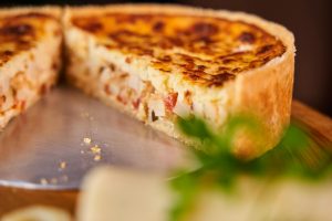 What are the best savory fillings for upside down pastry tarts?
