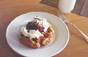 What are easy dynamic meals you can make with just a mini waffle maker?