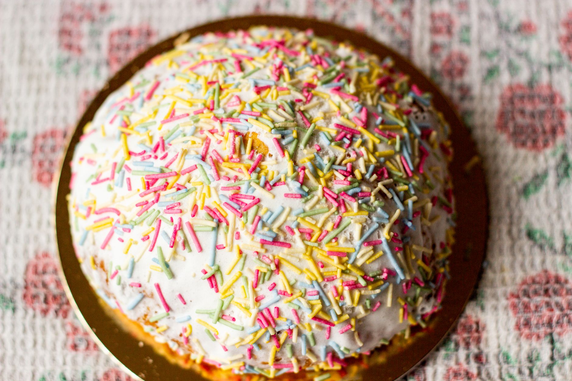 Why did your cake sink in the middle during baking and can you fix it?